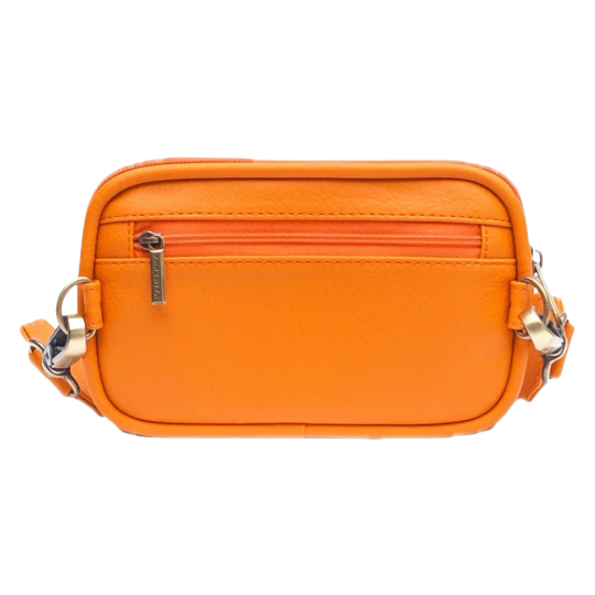 Parchita Marsella Orange Crossbody Bag