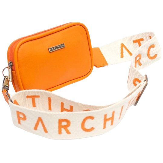 Parchita Marsella Orange Crossbody Bag