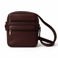 Brown Leather 100% Crossbody Bag