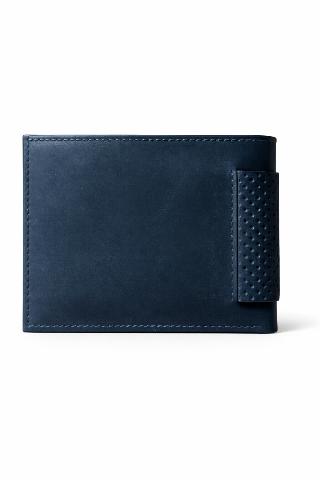 Cartera de cuero velez azul