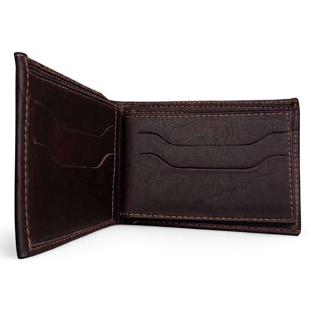 Cartera marrón 100% cuero