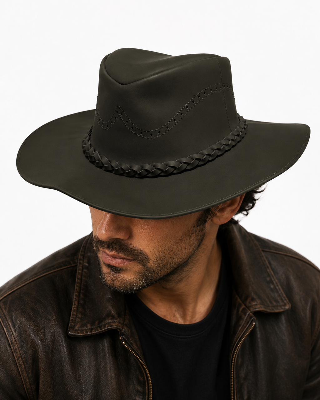 Sombrero de cuero Colombiano