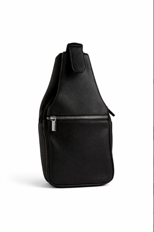 Bolso cruzado de cuero