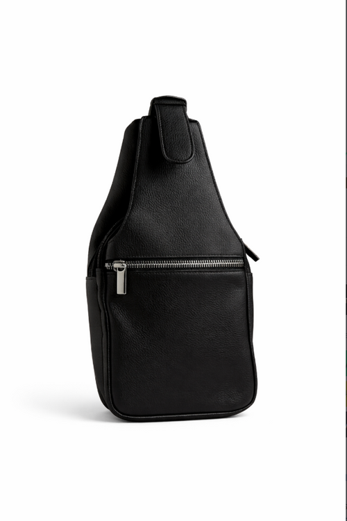 Bolso cruzado de cuero