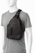 Bolso cruzado de cuero