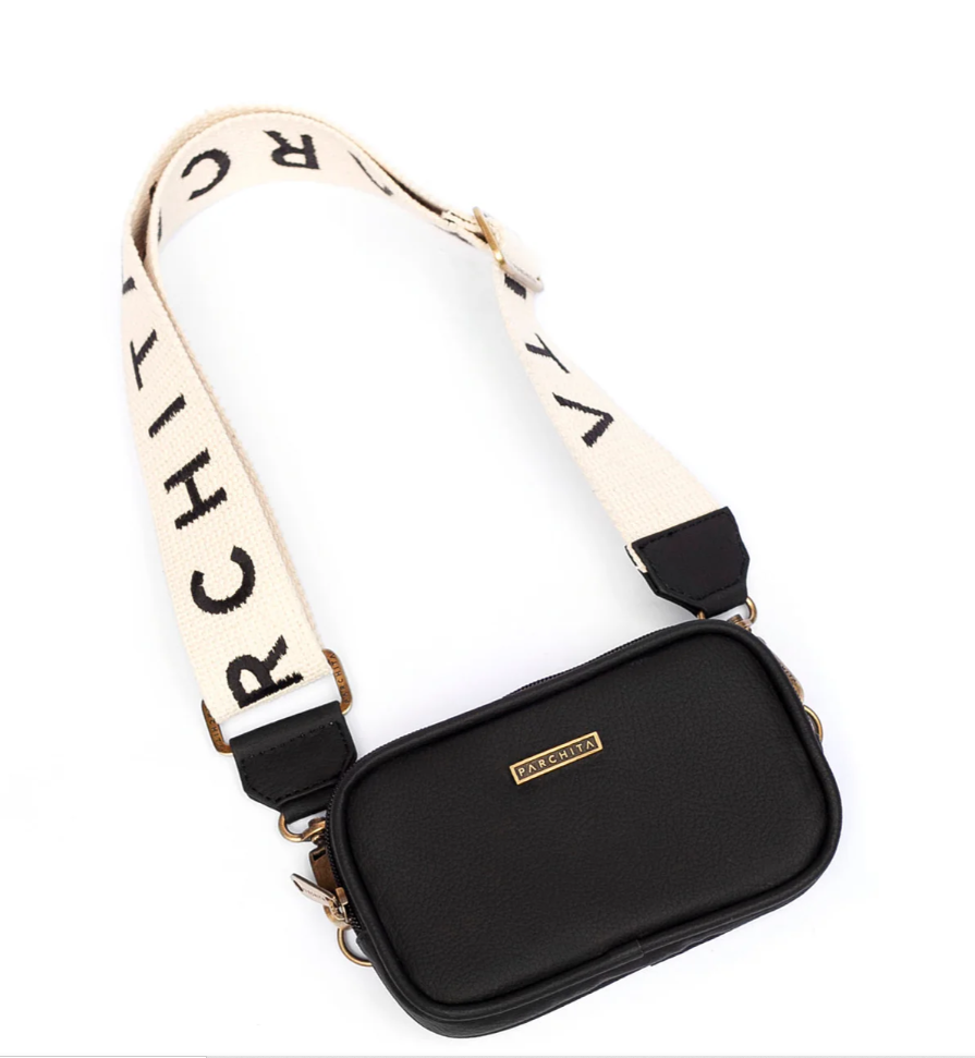 PARCHITA Marsella Black Fanny Pack