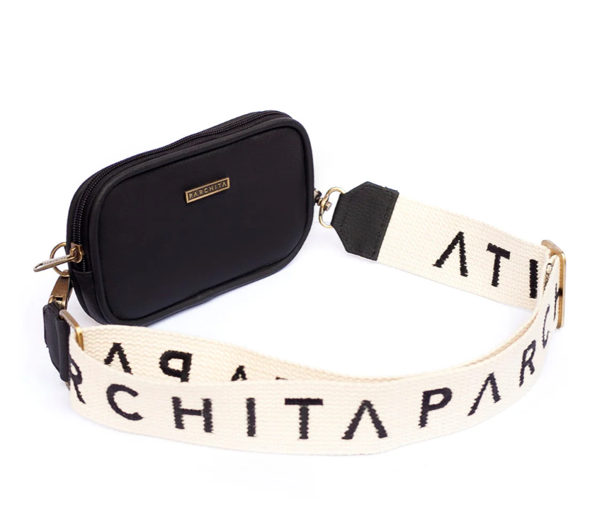 PARCHITA Marsella Black Fanny Pack